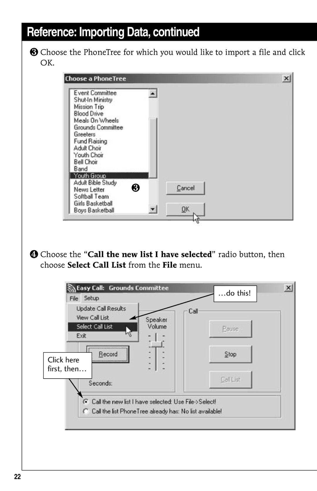 GE 10/02 Network operating instructions …do this Click here first, then… 