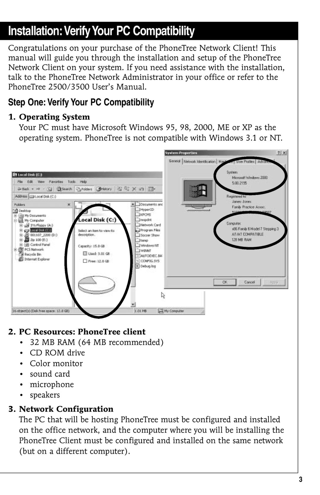 GE 10/02 Network operating instructions InstallationVerify Your PC Compatibility, Step One Verify Your PC Compatibility 