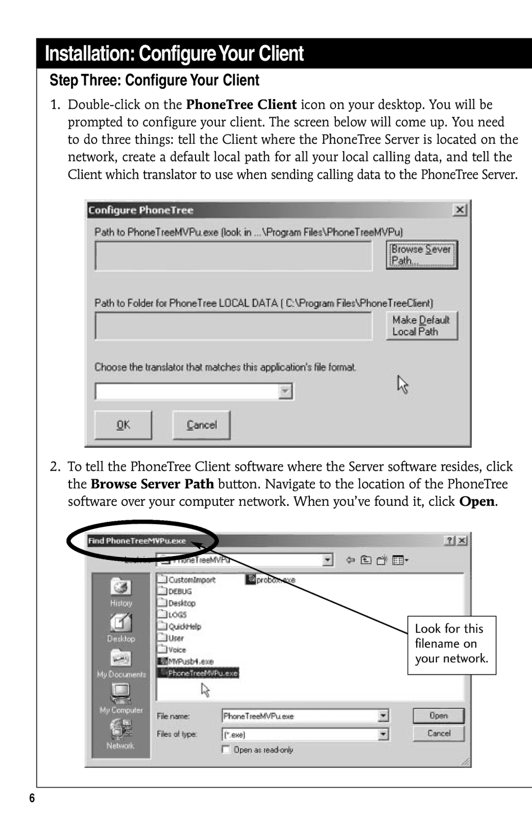 GE 10/02 Network operating instructions Installation Configure Your Client, Step Three Configure Your Client 