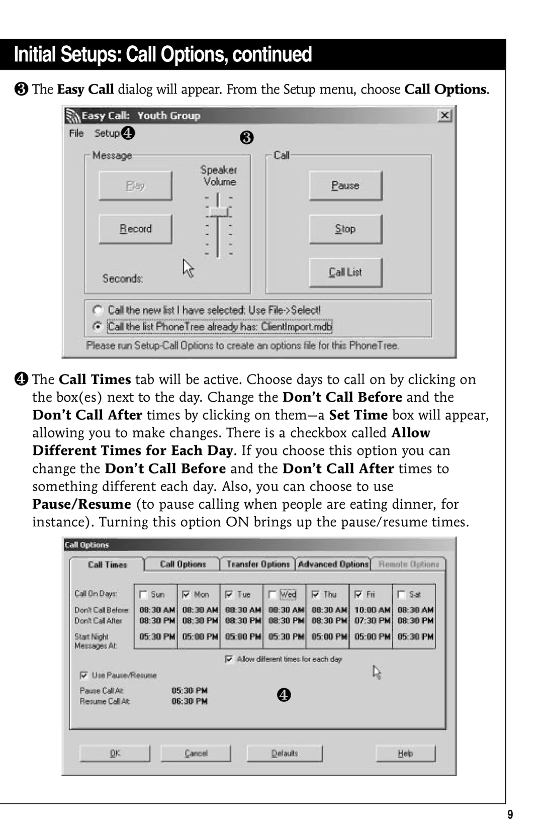 GE 10/02 Network operating instructions ❹ ❸ 