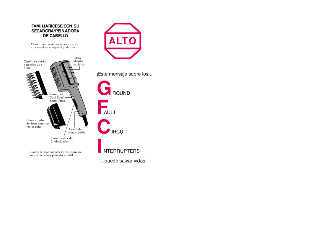 GE 106588 instruction manual Alto 