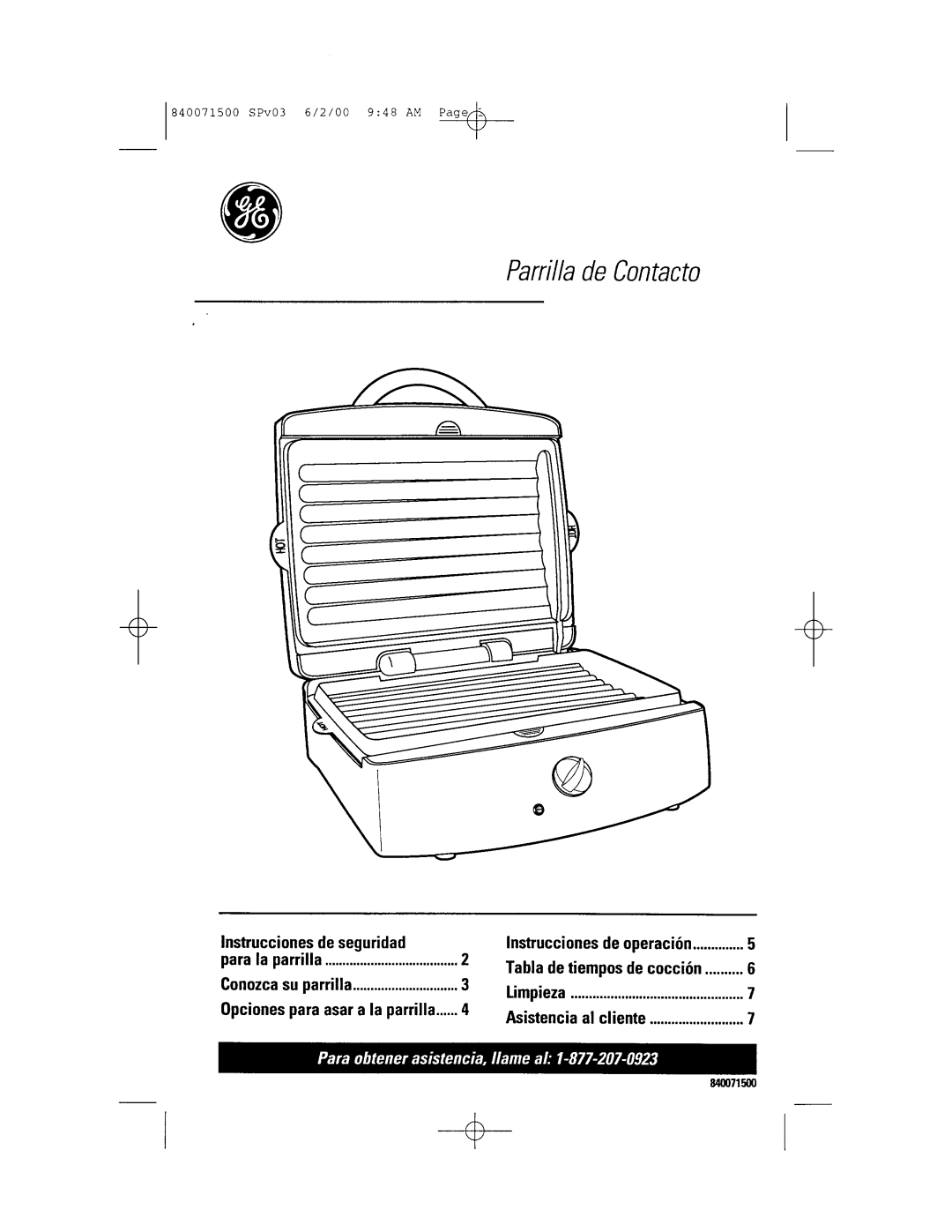 GE 106604 manual 