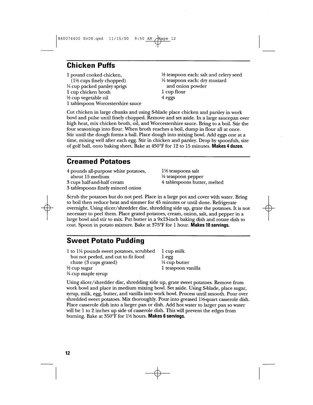 GE 106622 manual 