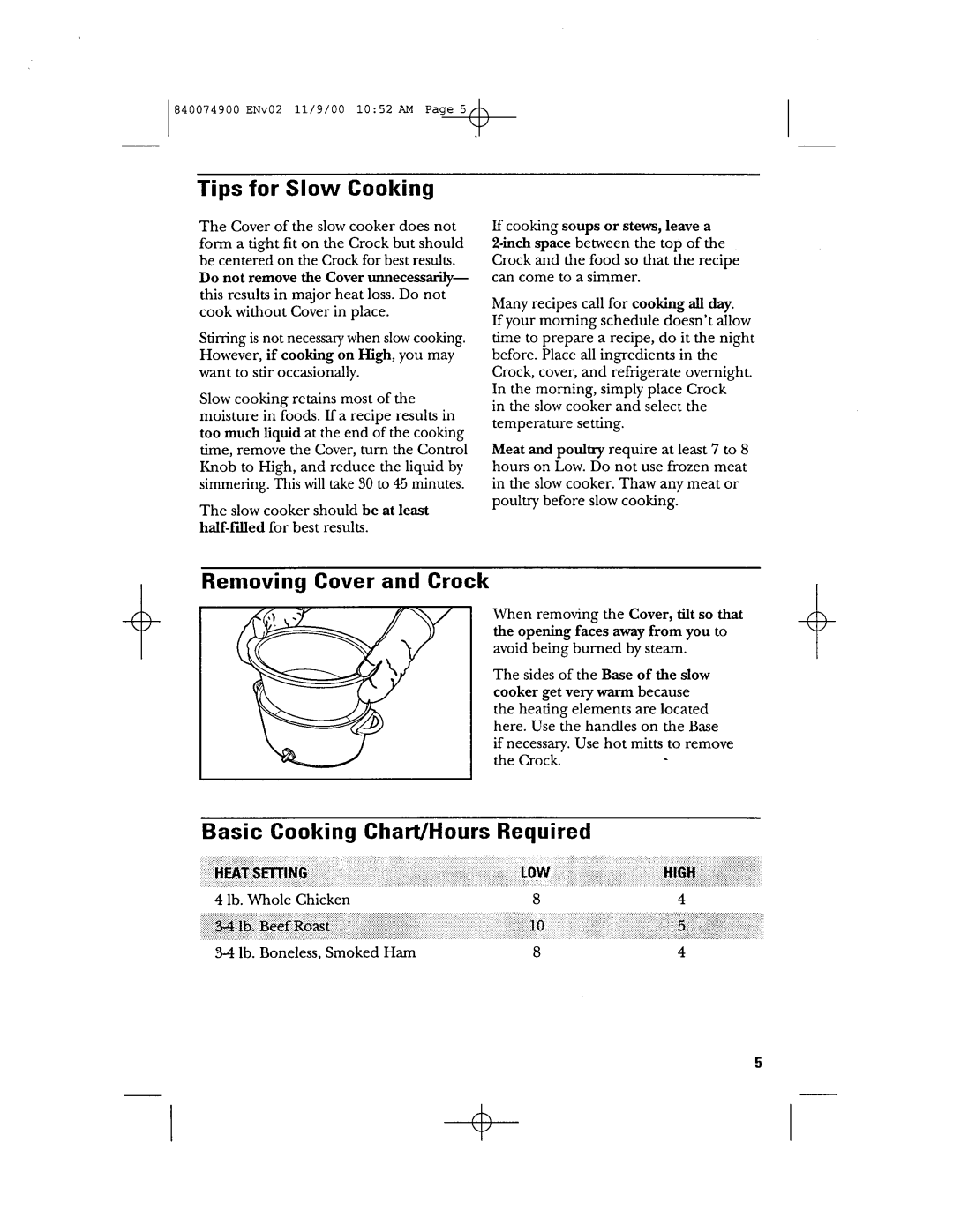 GE 106661 manual 