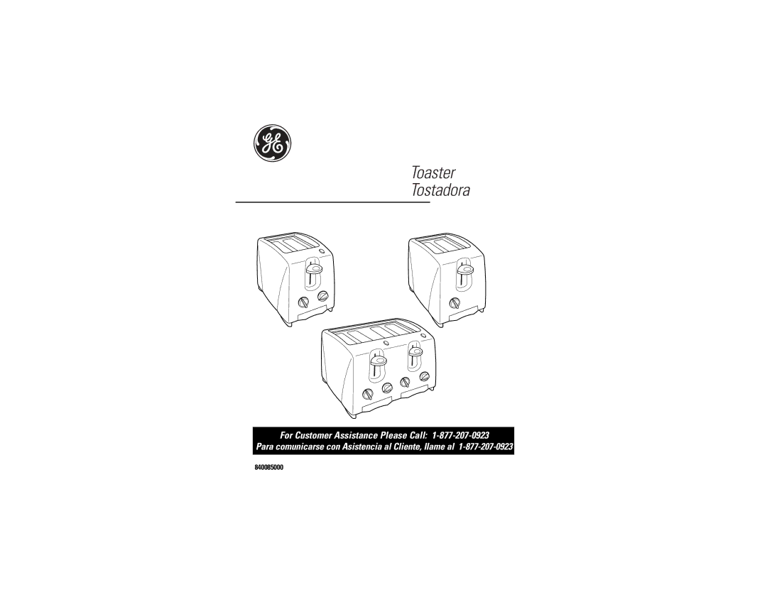 GE 106678 manual Toaster Tostadora 