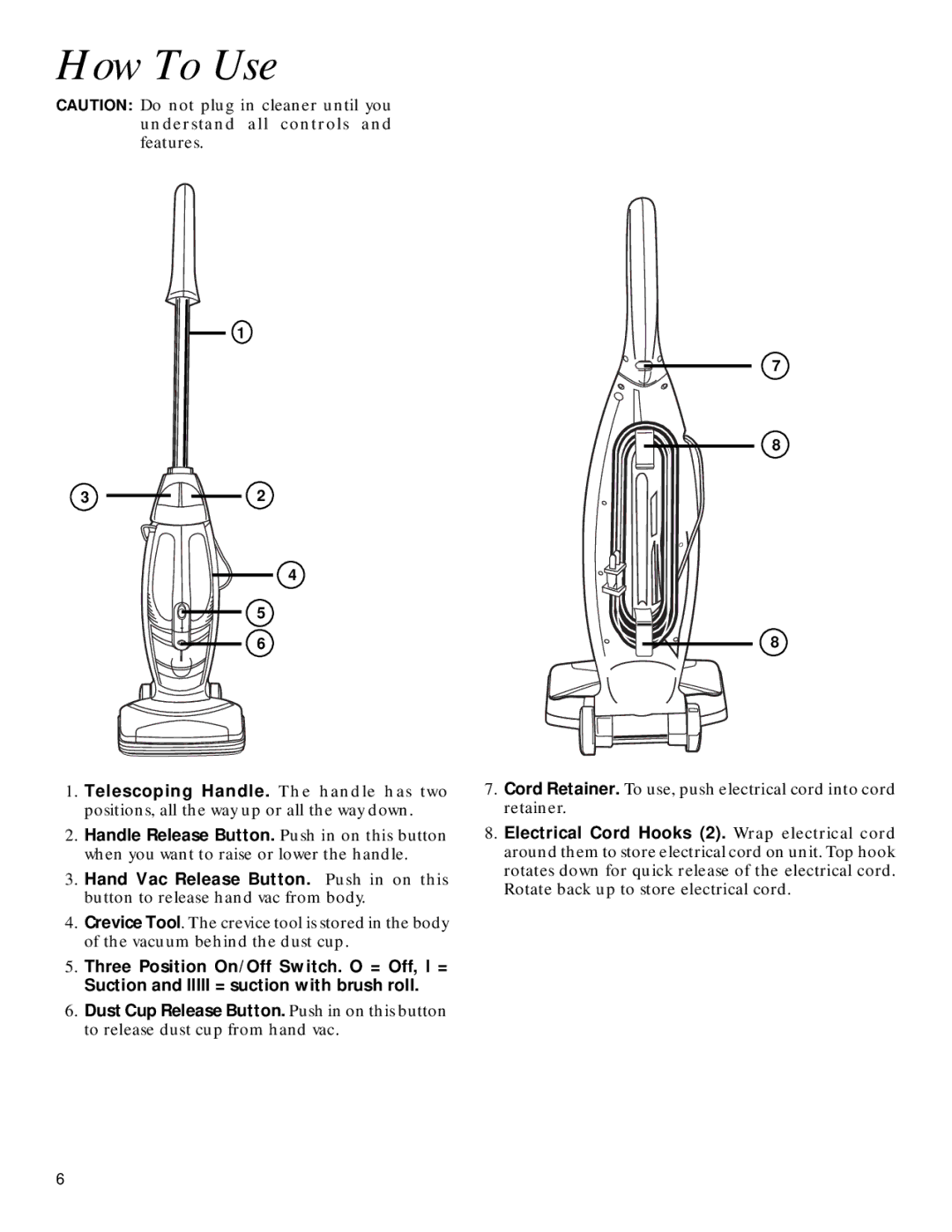 GE 106687, 71337 warranty How To Use 