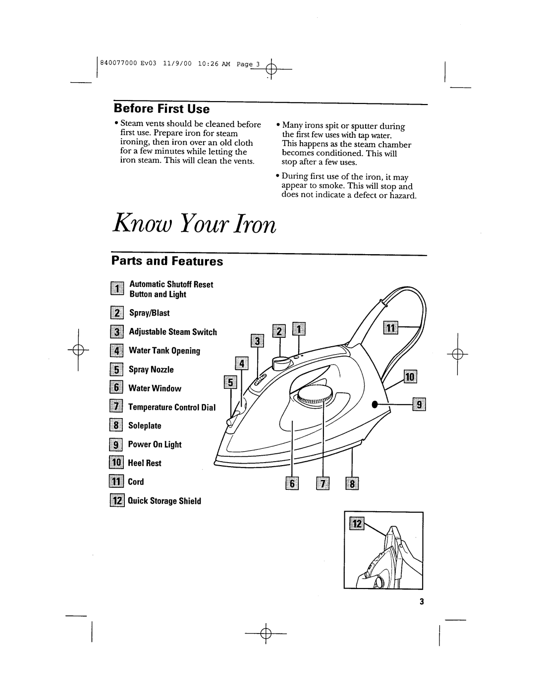 GE 106761 manual 