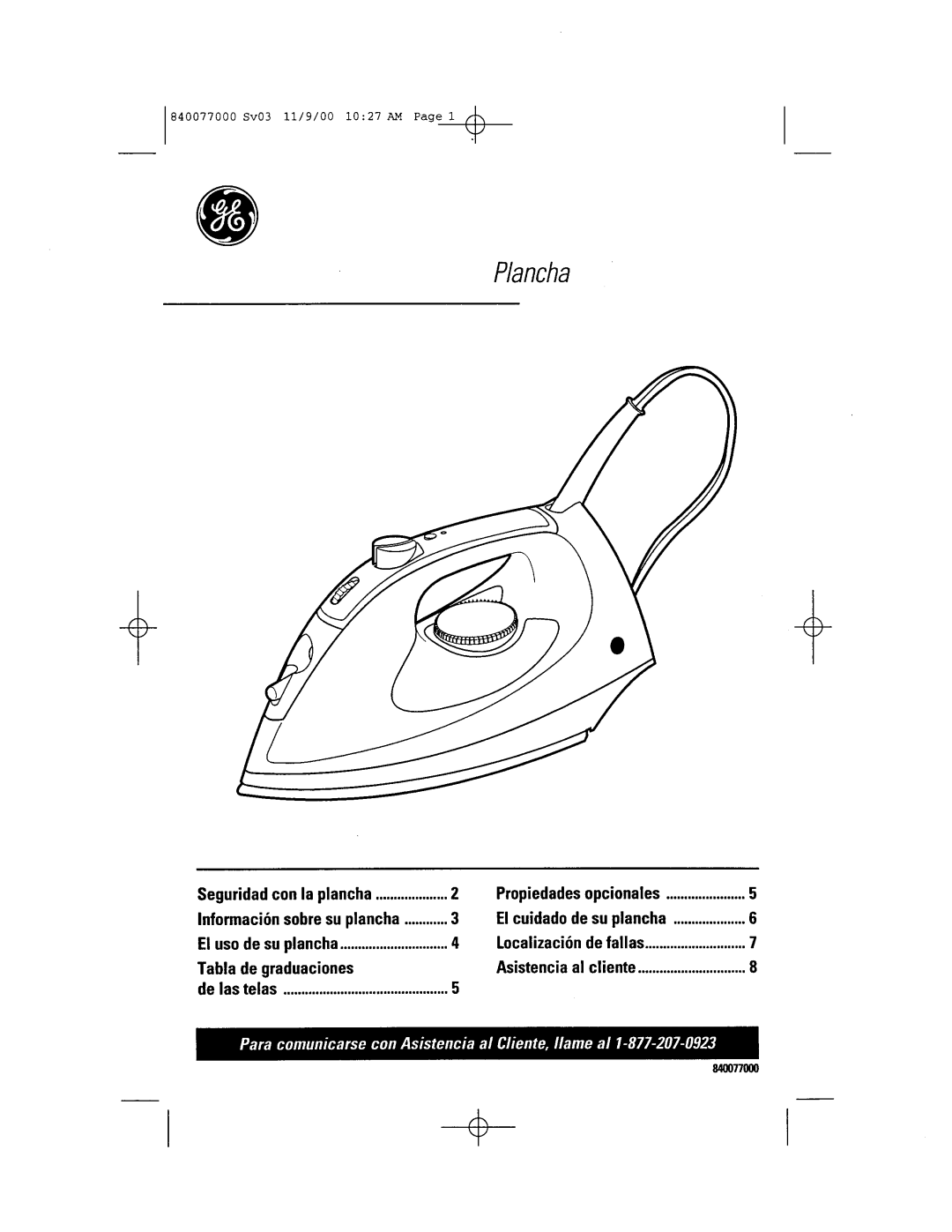 GE 106761 manual 