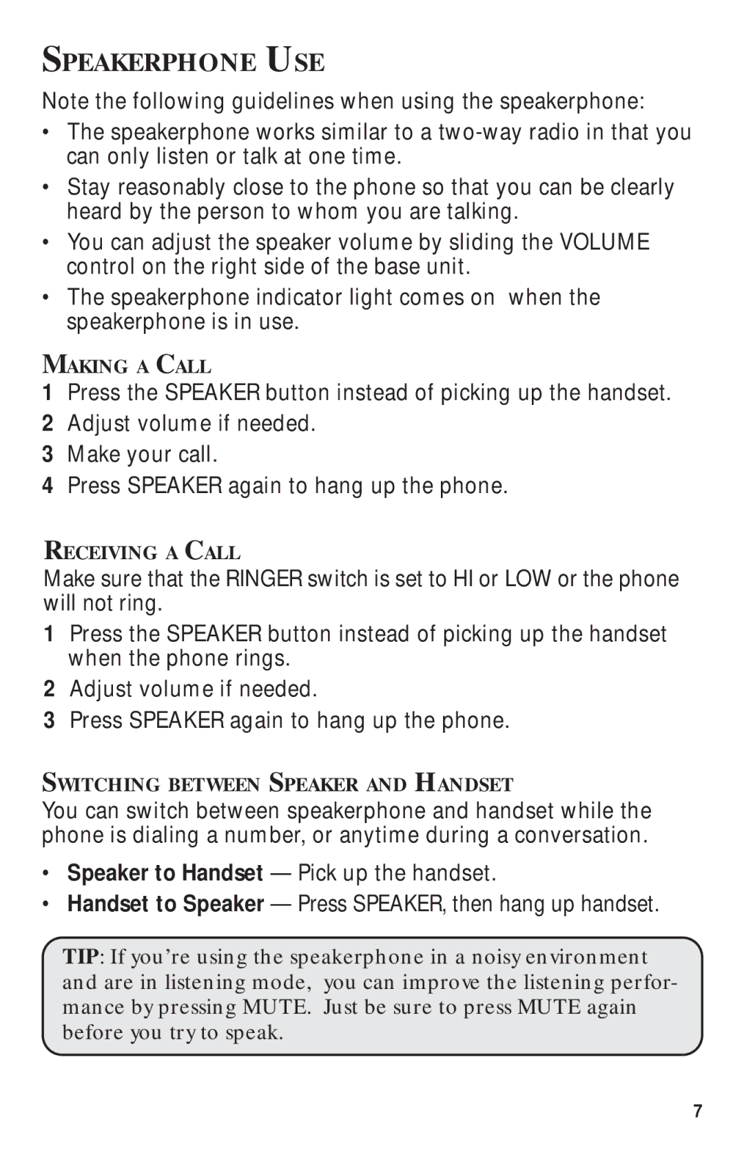 GE 15-Feb manual Speakerphone USE 