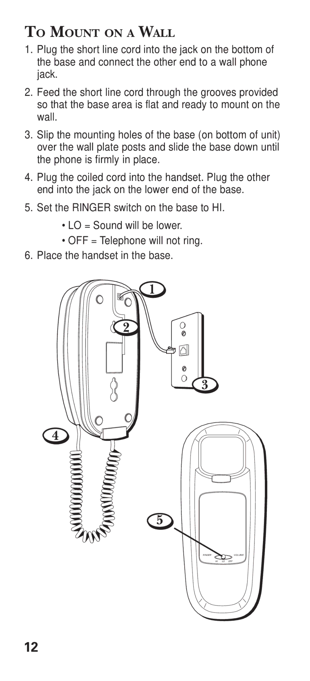 GE 15381860 manual To Mount on a Wall 