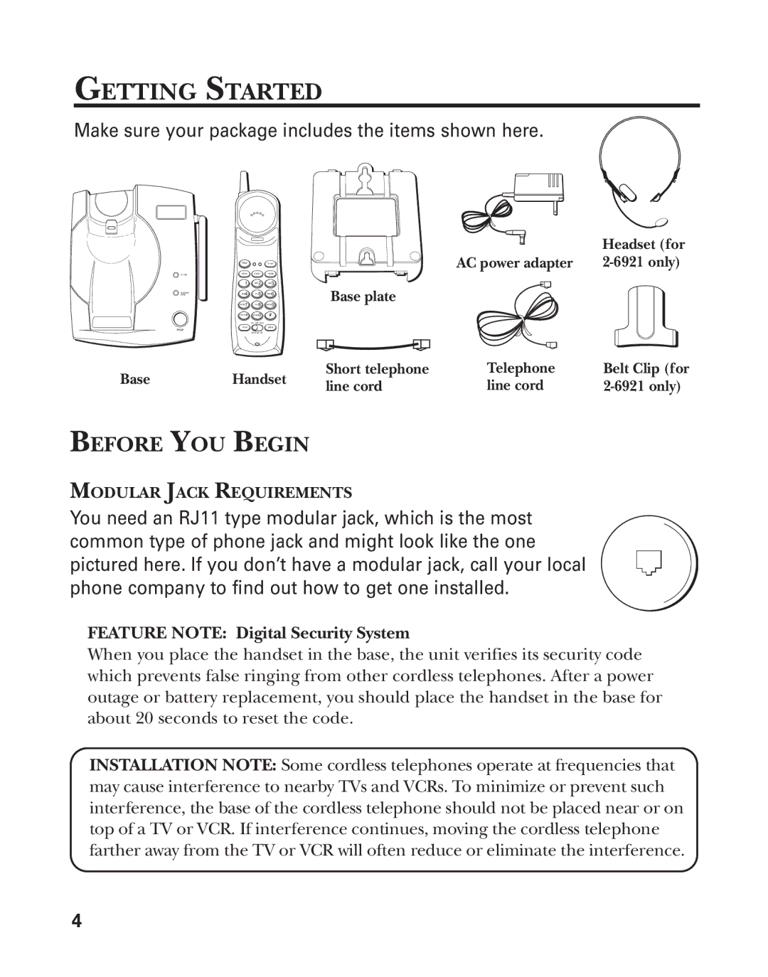 GE 15432970 manual Getting Started, Before YOU Begin 