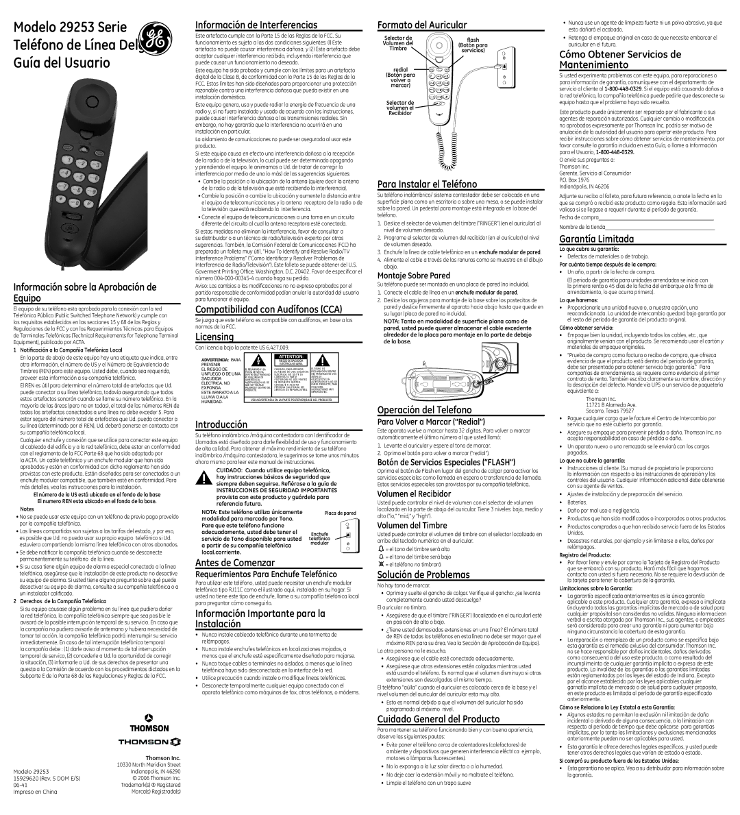 GE 15929620 Información sobre la Aprobación de Equipo, Información de Interferencias, Introducción, Antes de Comenzar 