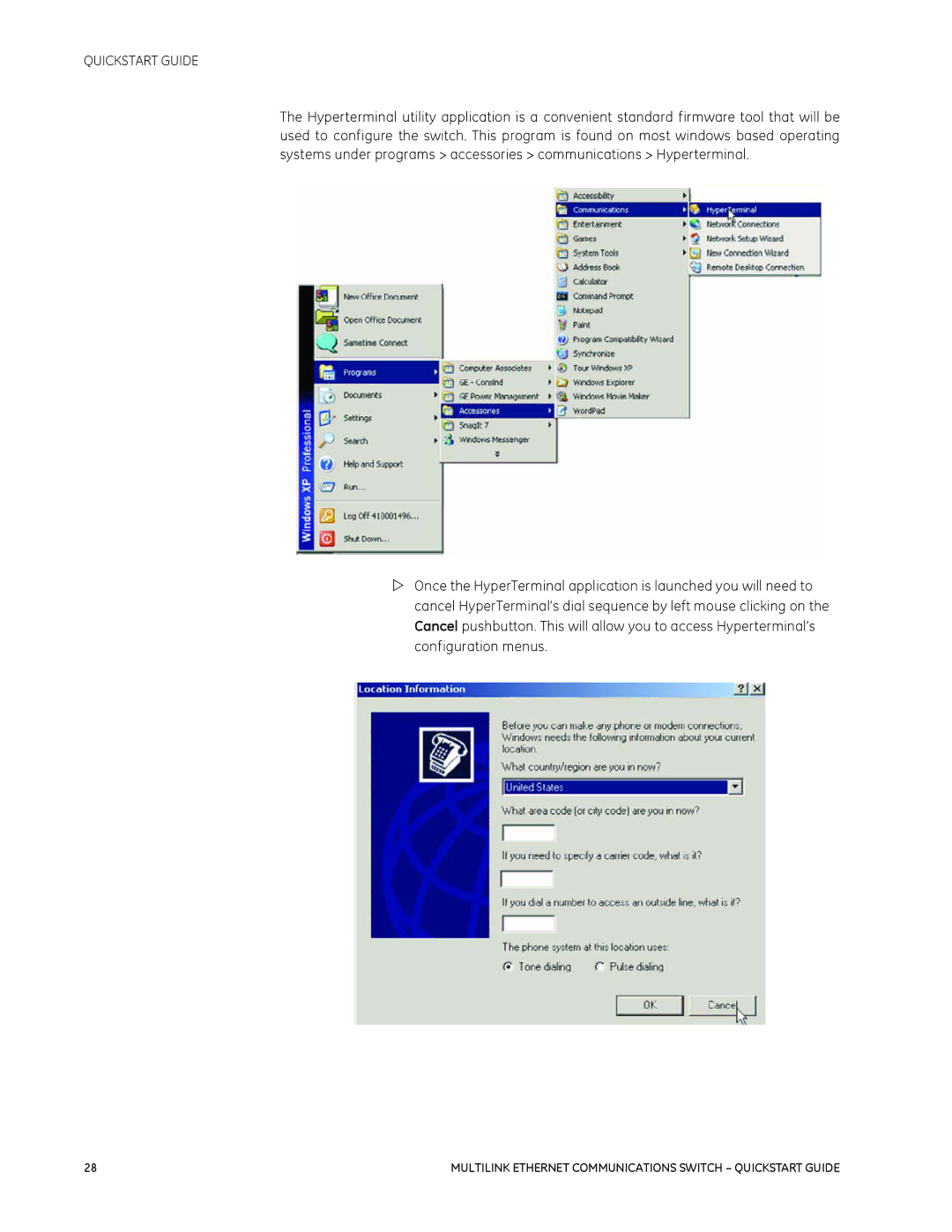 GE 1601-9026-A3 quick start Quickstart Guide 