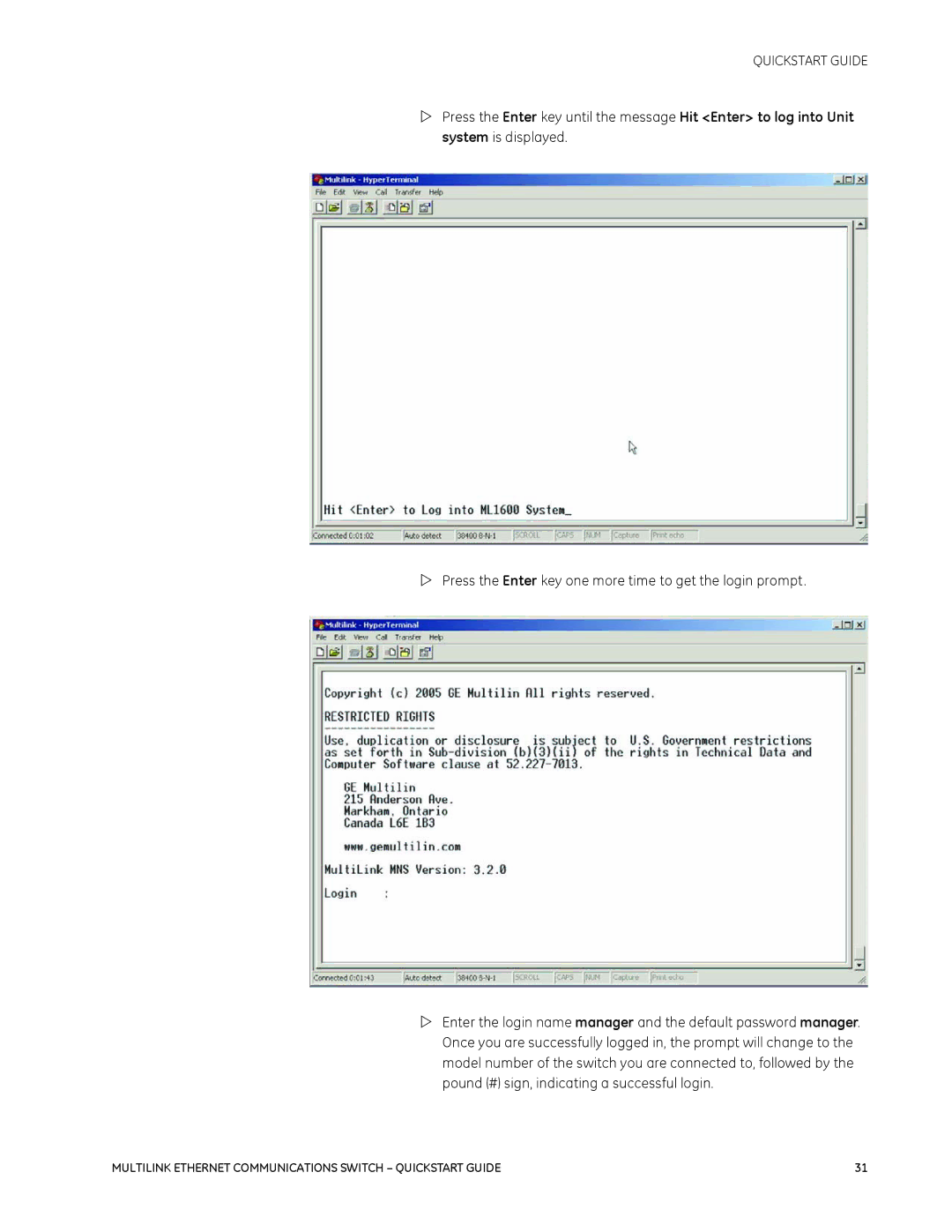 GE 1601-9026-A3 quick start Quickstart Guide 