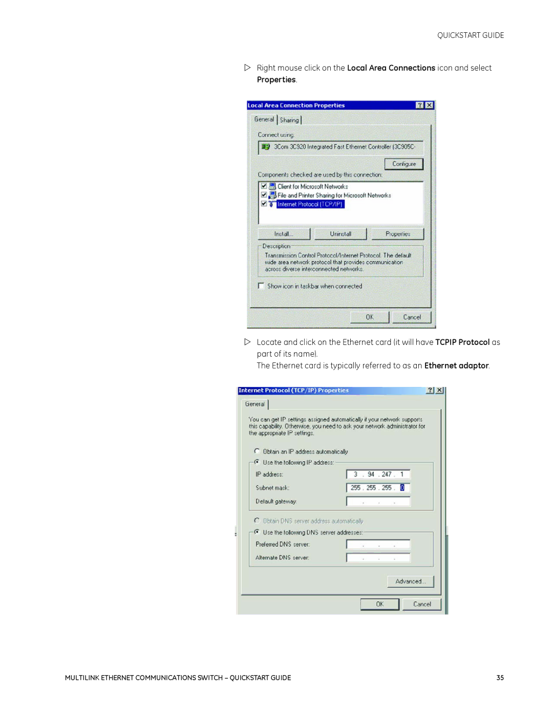 GE 1601-9026-A3 quick start Quickstart Guide 