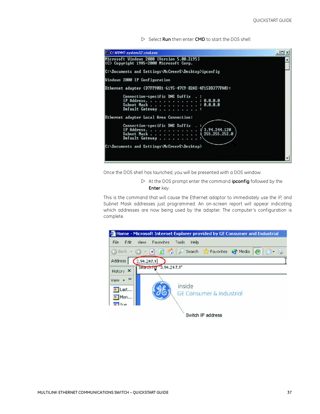 GE 1601-9026-A3 quick start Quickstart Guide 