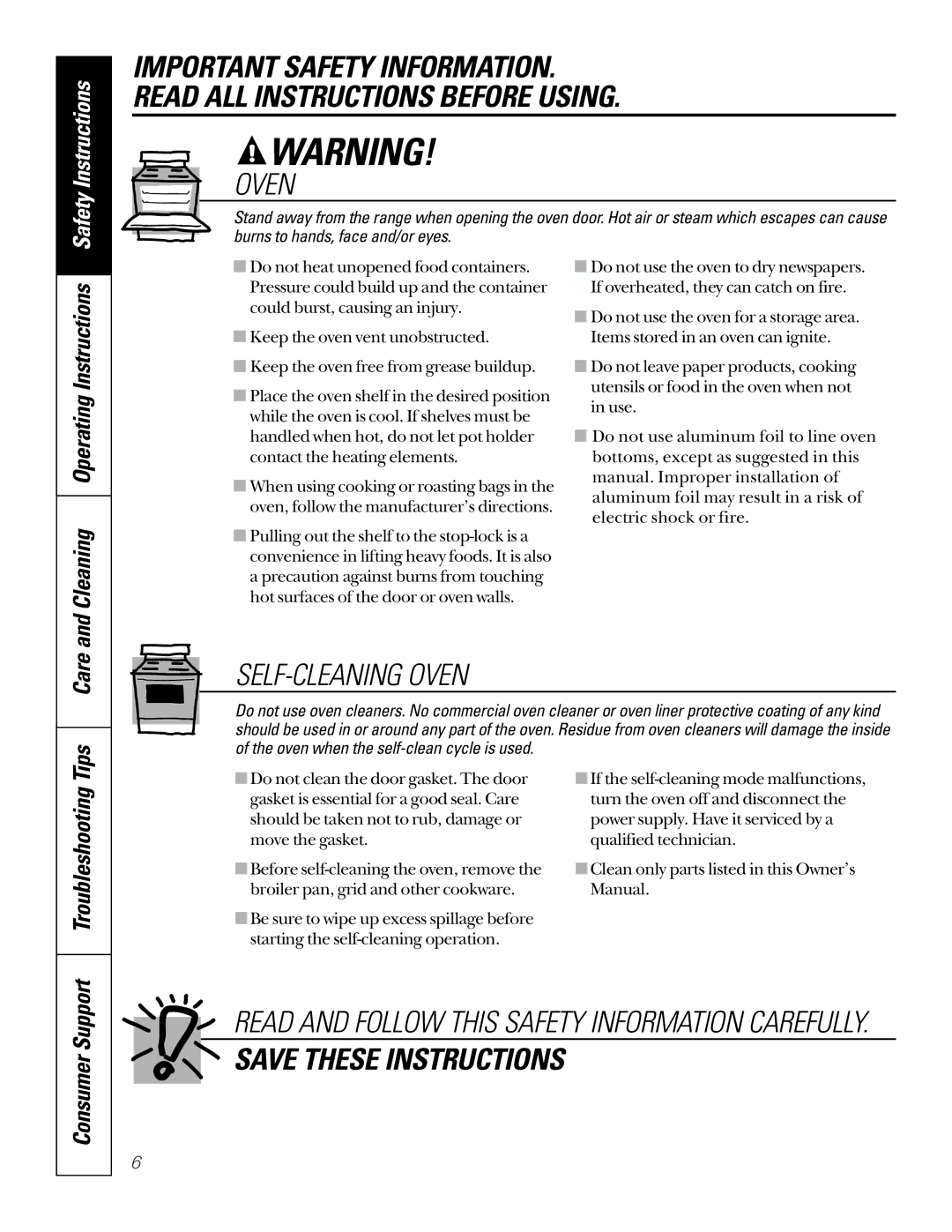 GE 164D4290P024, 49-80065 owner manual Tips Care, Troubleshooting 