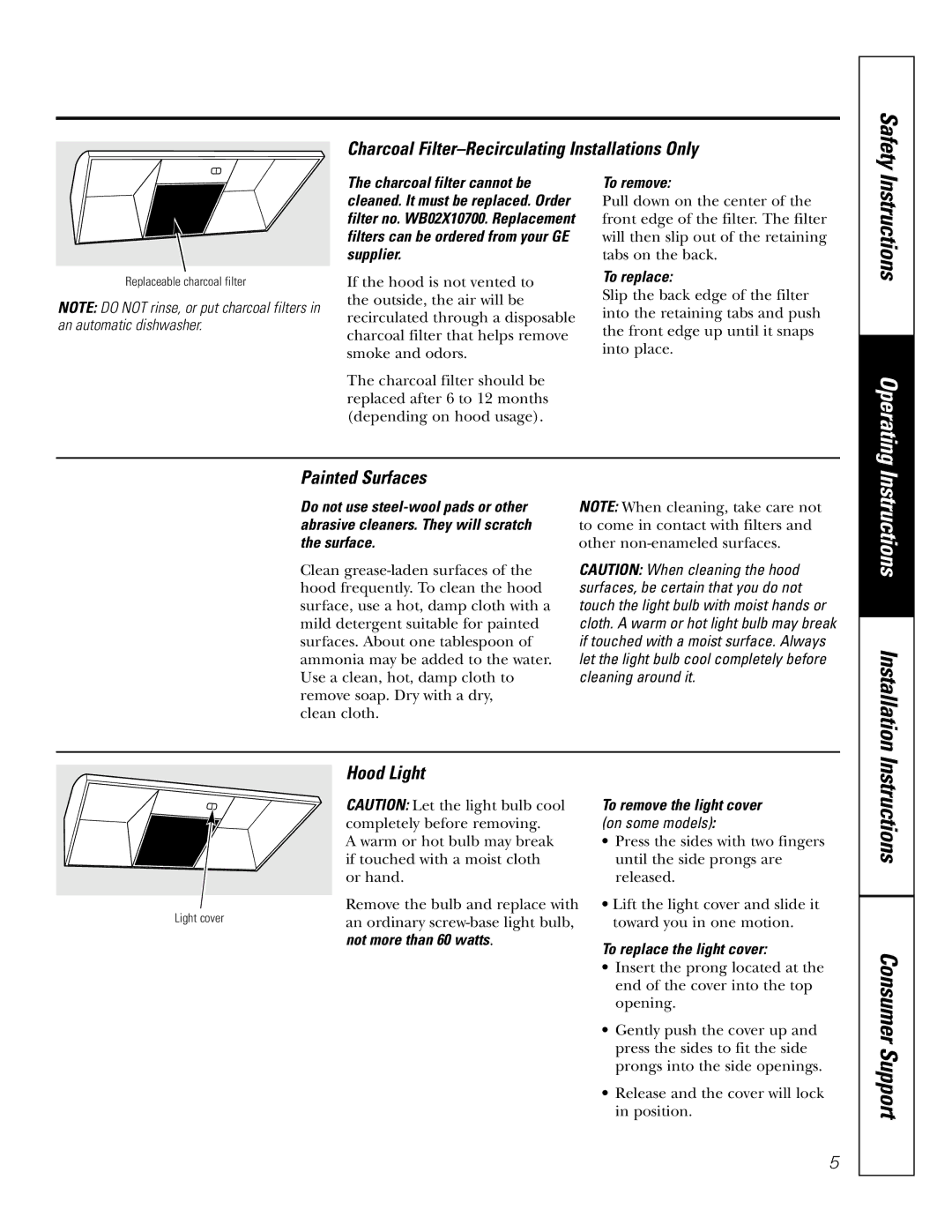 GE 164D4290P393 installation instructions Instructions 