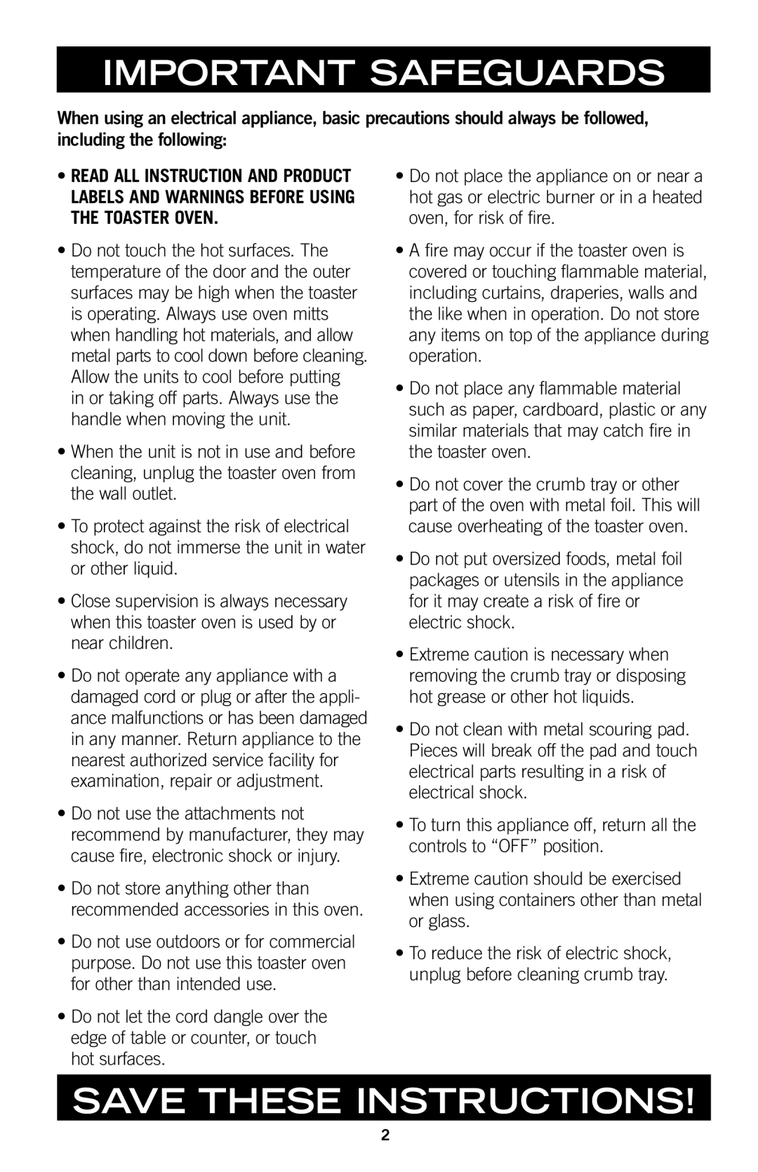 GE 169045 manual Important Safeguards 