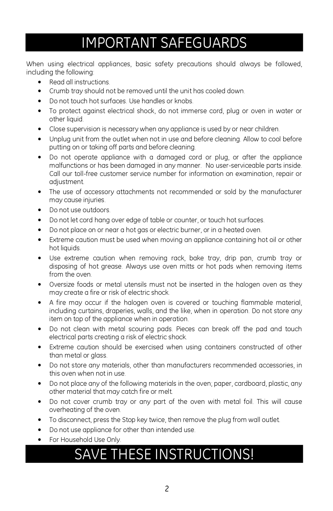 GE 0681131691574 manual Important Safeguards 