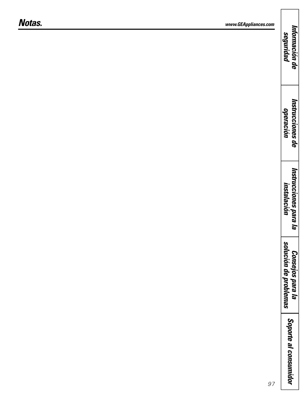 GE 18, 19 operating instructions Problemas Para la, Instrucciones 