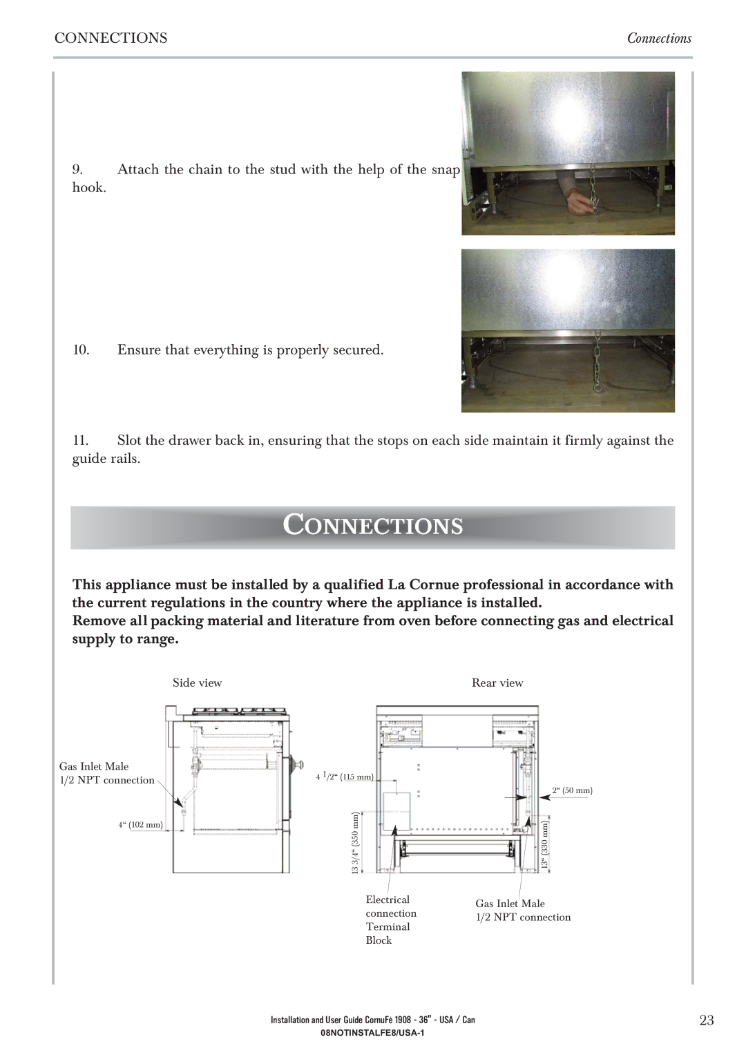 GE 1908 - 36 manual Connections 