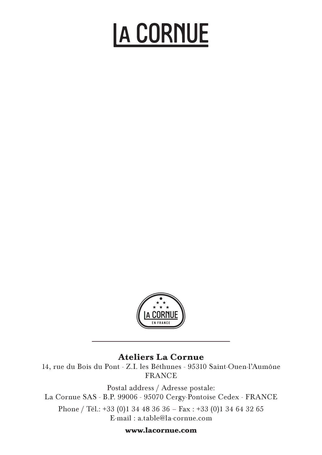 GE 1908 - 36 manual Ateliers La Cornue 