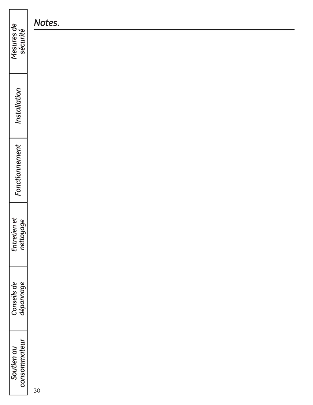 GE 197D4613P004 installation instructions Conseils de Entretien et, Dépannage Nettoyage 