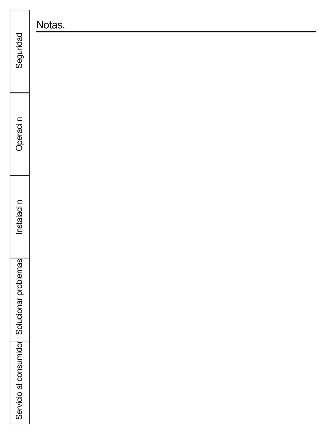 GE 197D4618P002 installation instructions Notas 