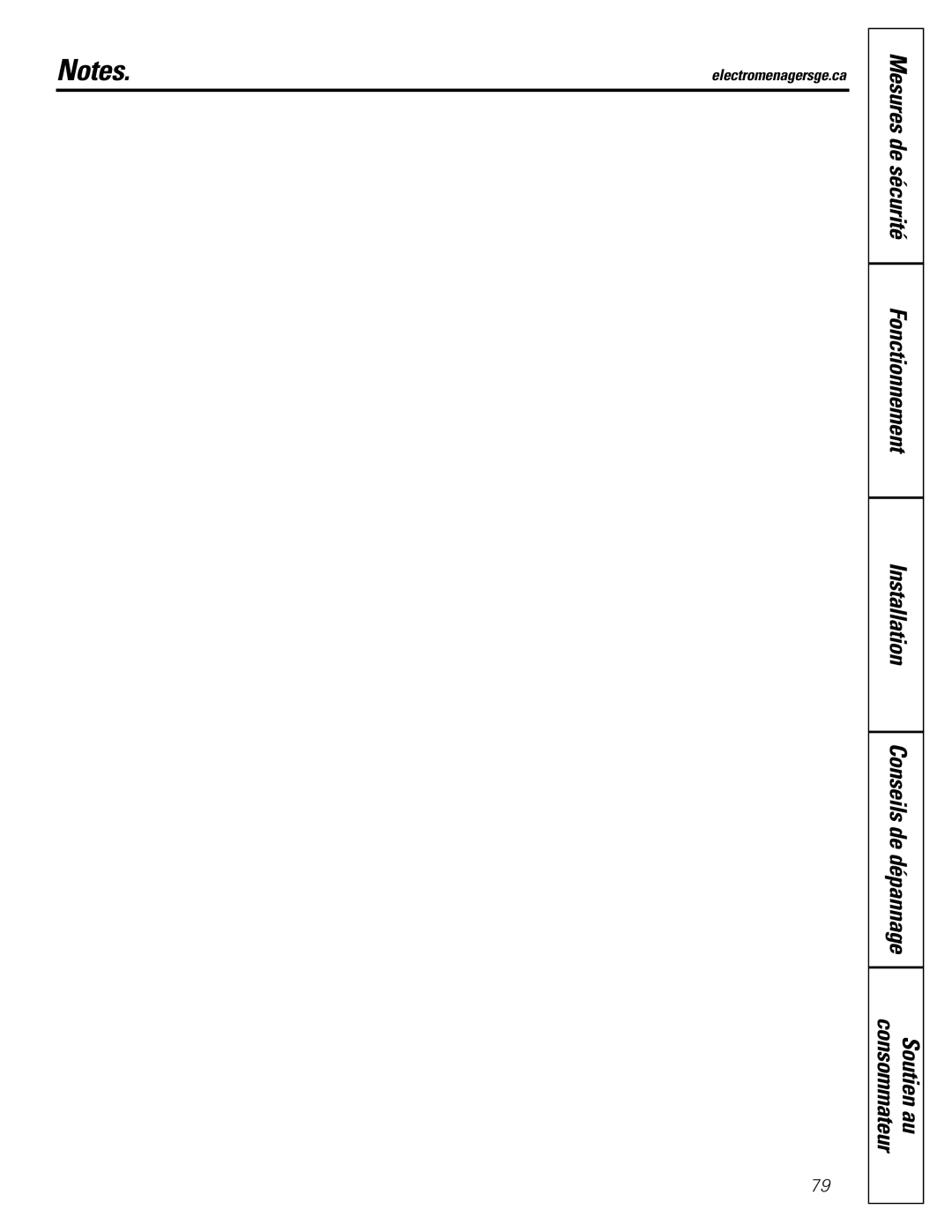 GE 197D4618P003 operating instructions Electromenagersge.ca 