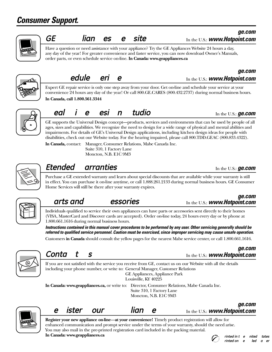 GE 197D7799P001 operating instructions GE Appliances Website 