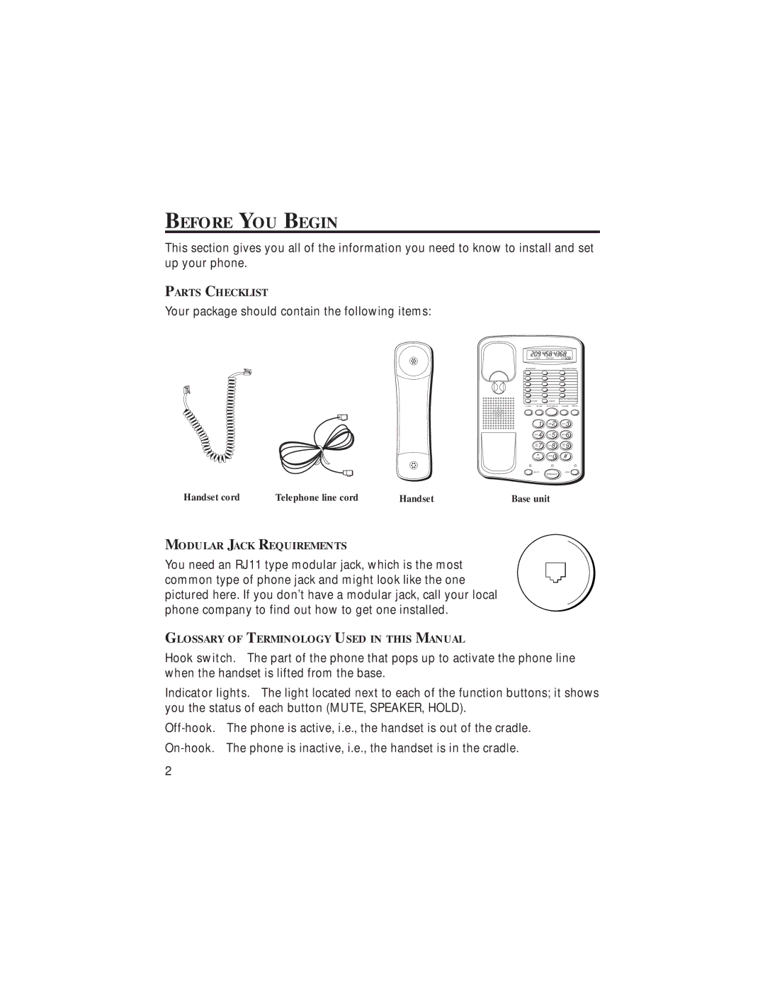 GE 2-9382, 20631670-0001 manual Before YOU Begin, Your package should contain the following items 