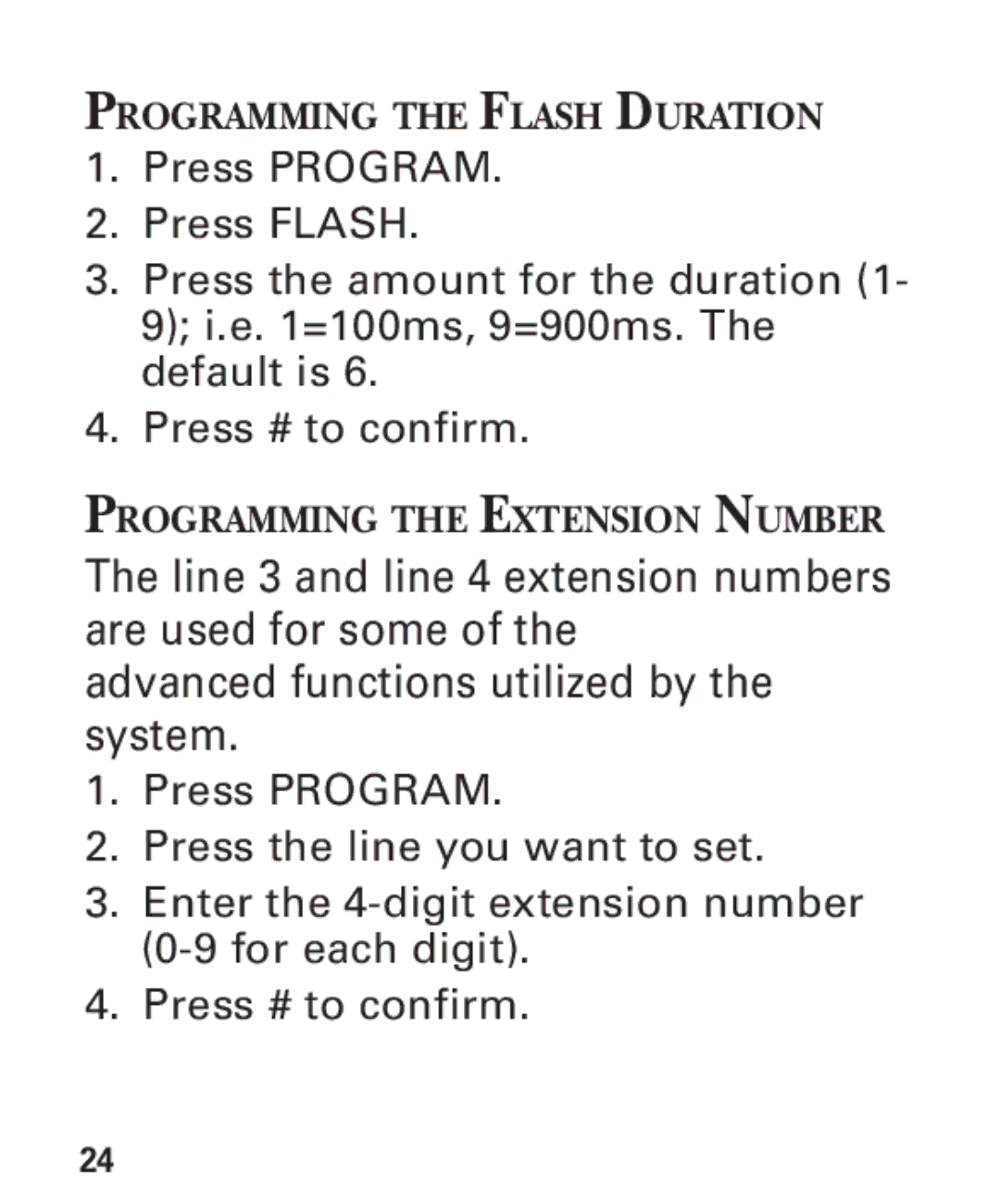 GE 2-9451 manual Programming the Flash Duration 