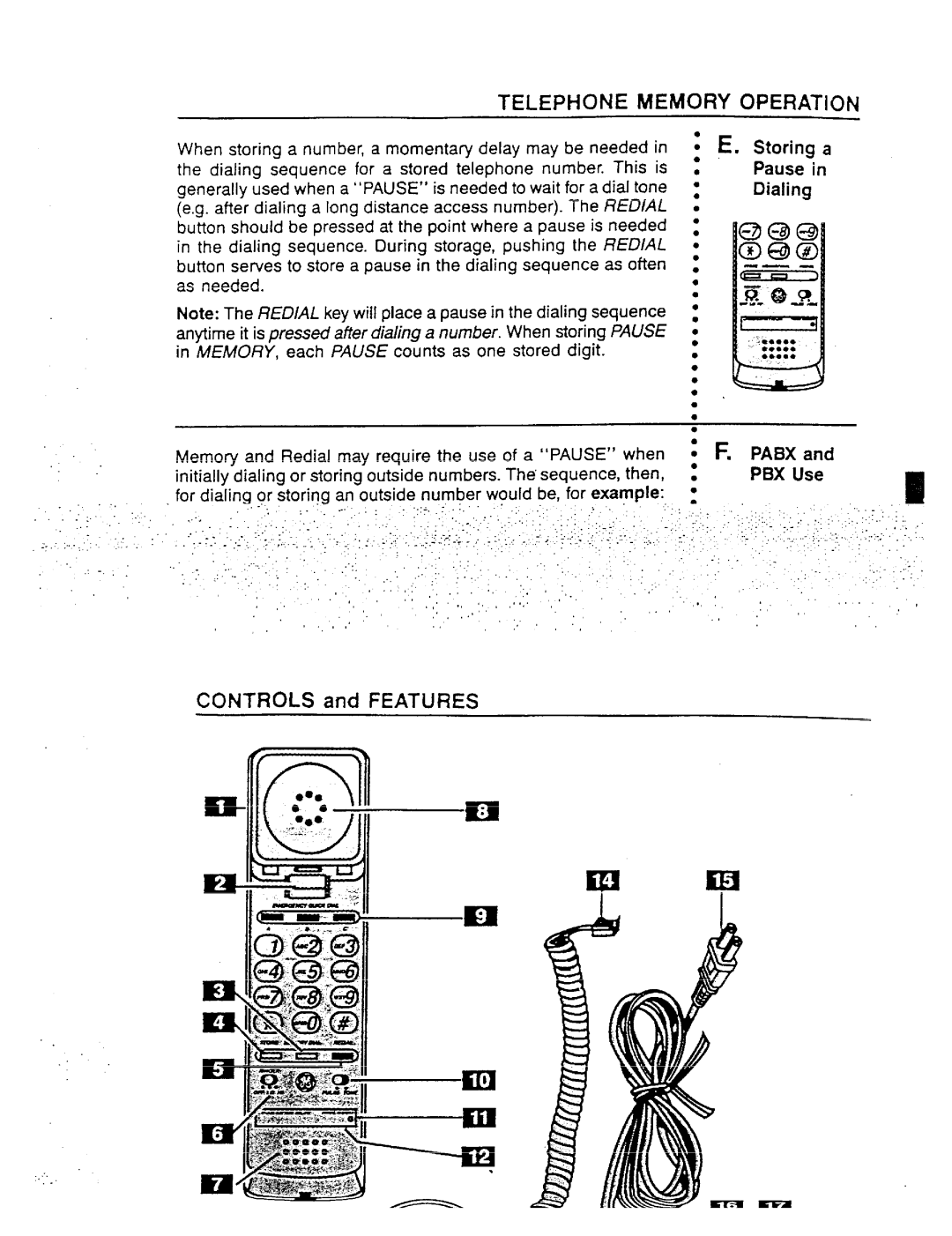 GE 2-971OA, 2-9710 manual Pause Dialing, Hm to Change a Stoti Numhr, HW to Clear a Stoti Nu*r, Hw to &M an Emr Mile Storing 