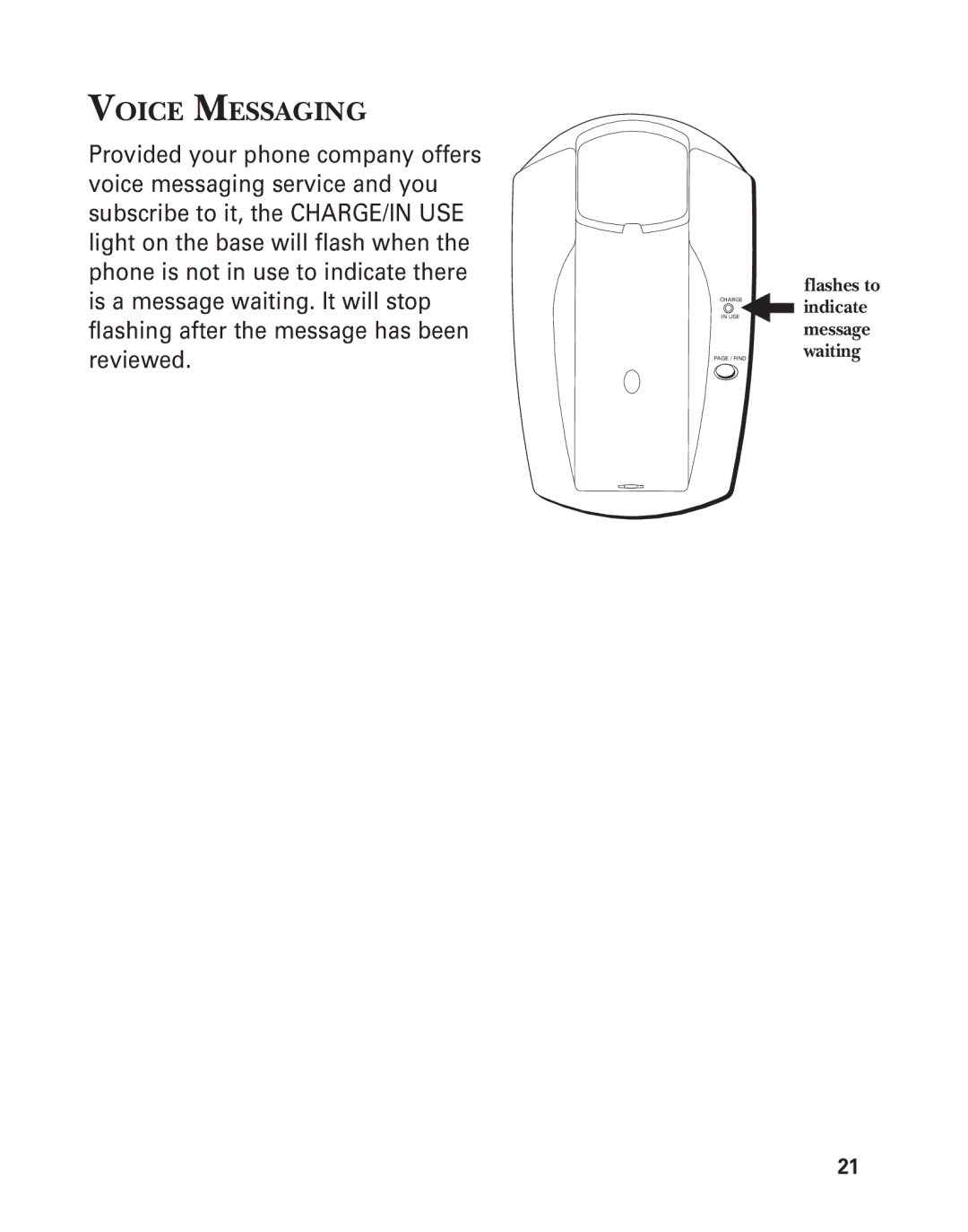 GE 2-9772 manual Voice Messaging 