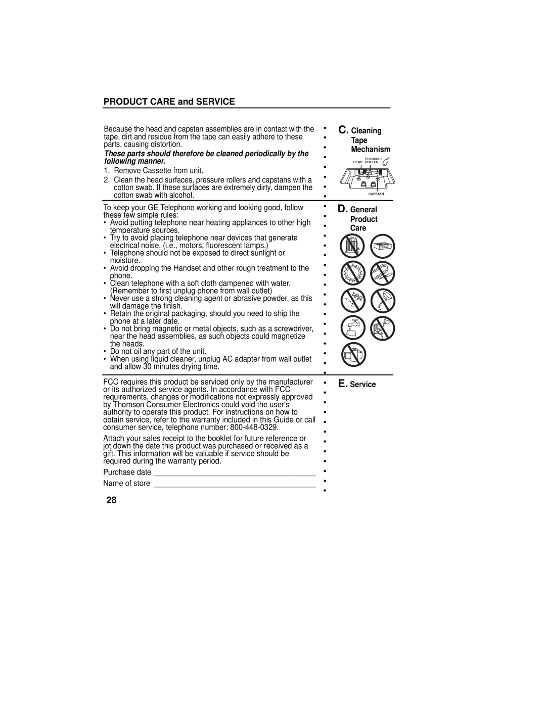 GE 2-9892 manual Following manner 