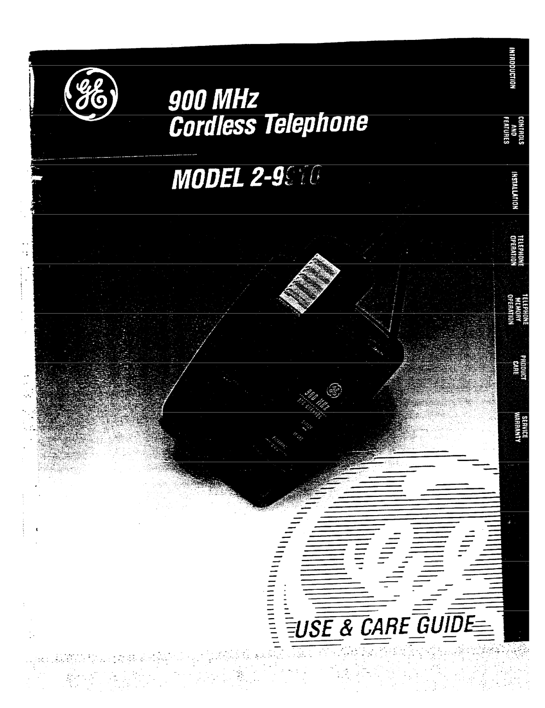 GE 2-9910 manual 