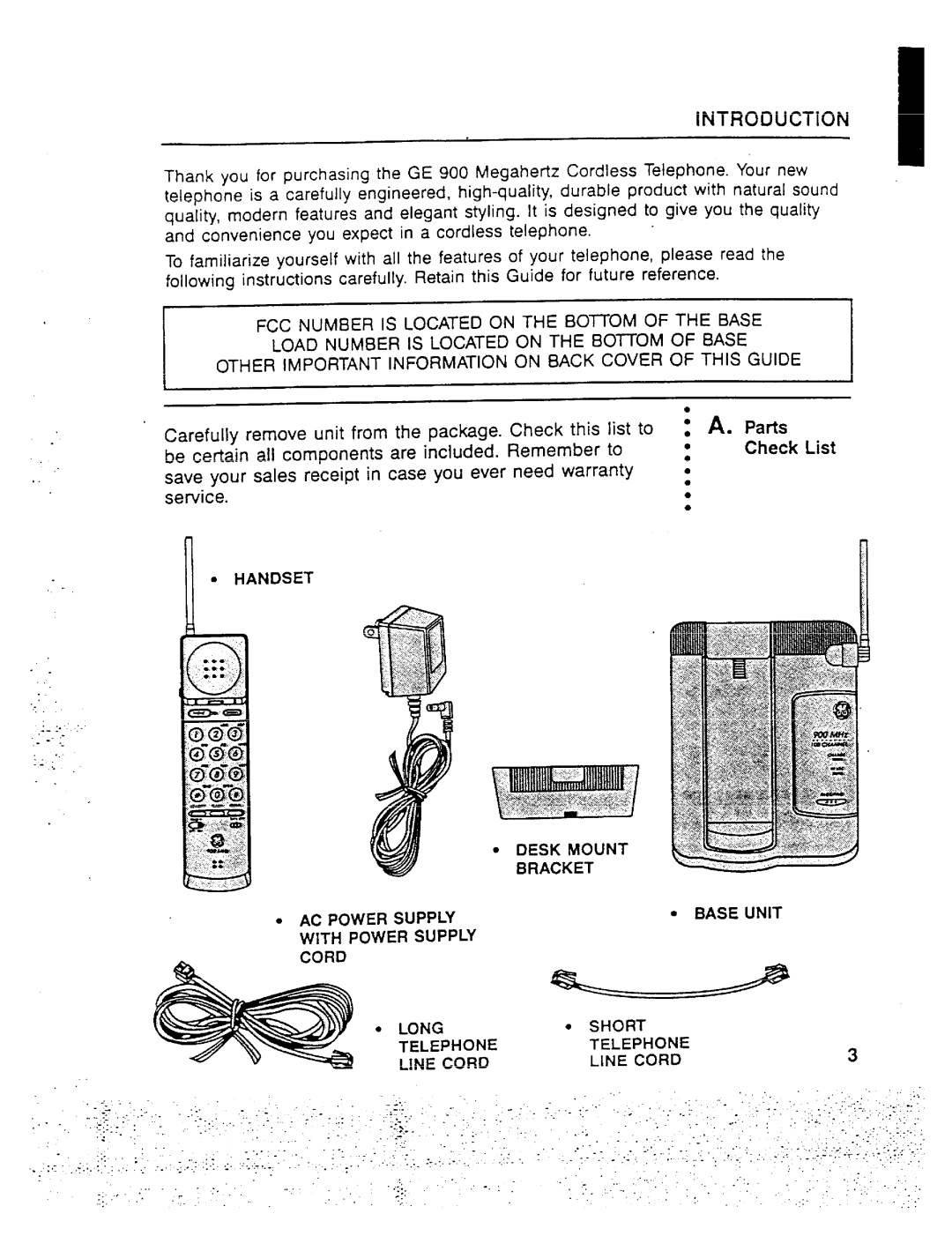 GE 2-9910 manual Introduction 