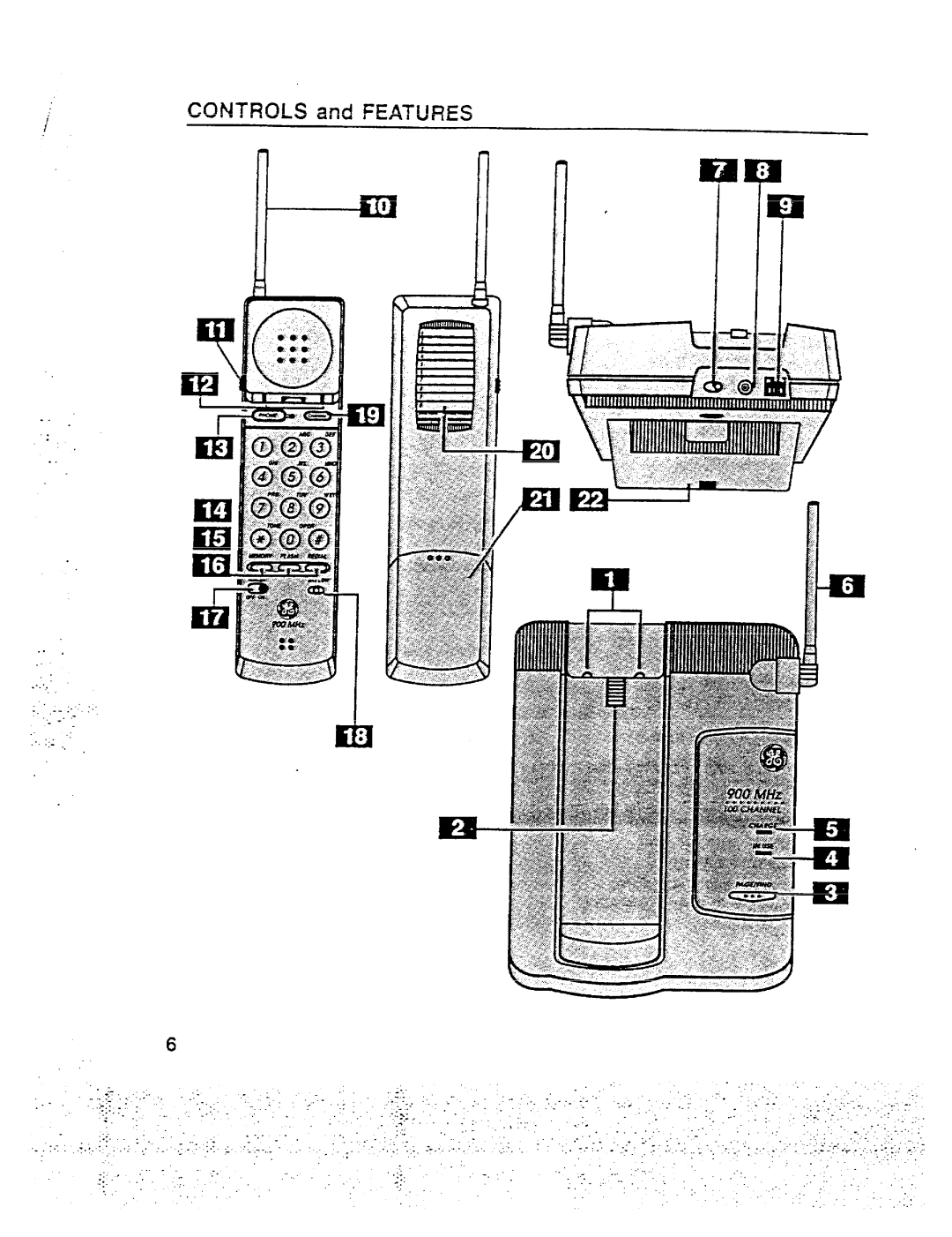 GE 2-9910 manual Controls and Features 