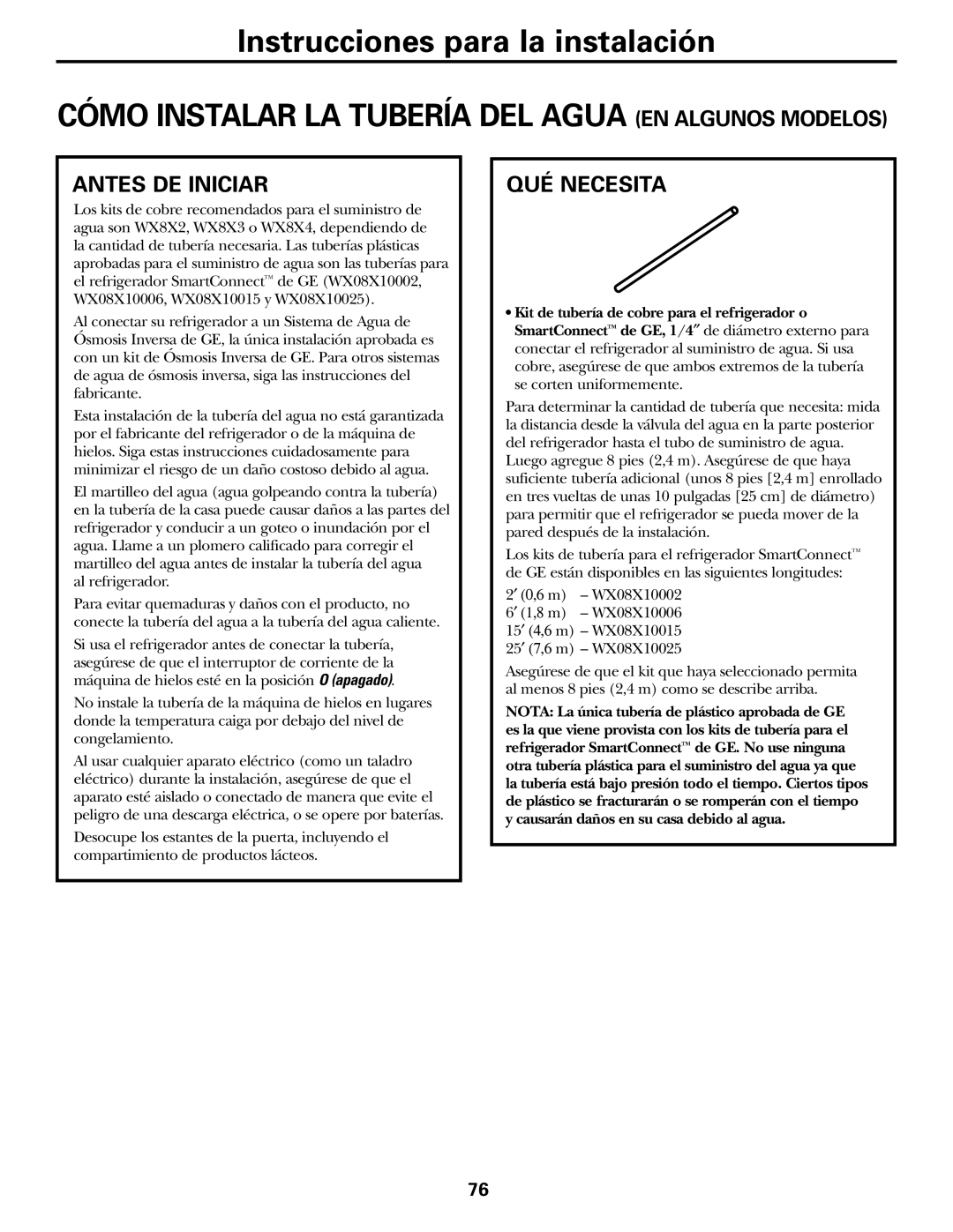 GE 200D2463P002 installation instructions Antes DE Iniciar, QUÉ Necesita 