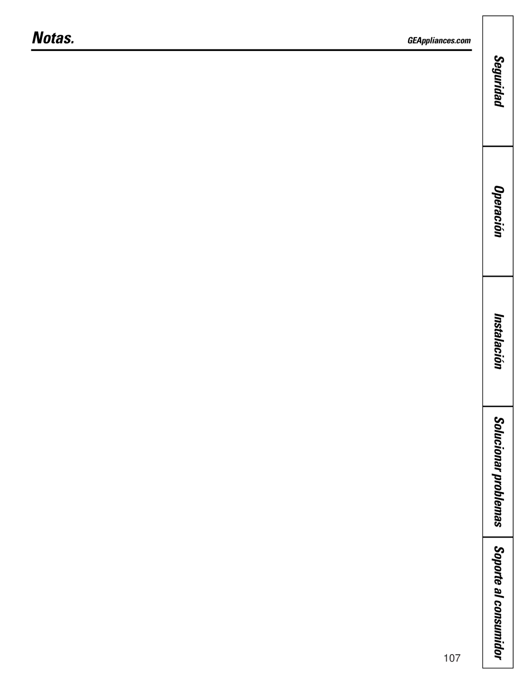 GE 200D2600P015 installation instructions 107 