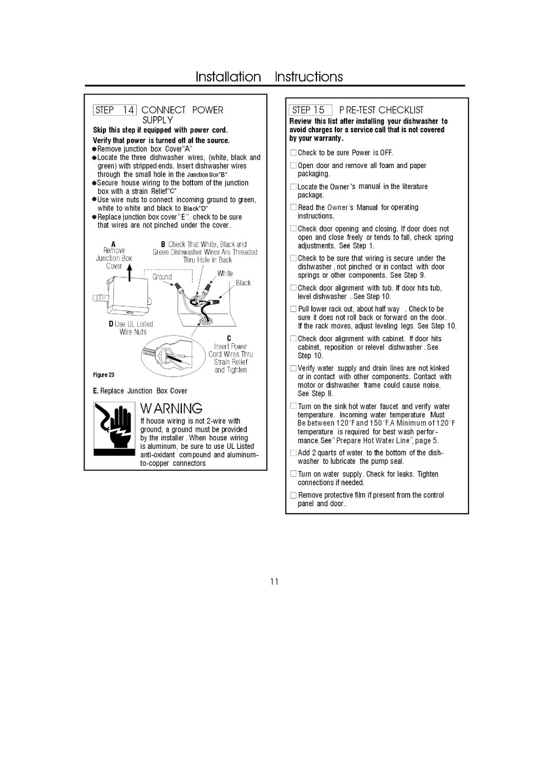 GE 206C1559P148 installation instructions 