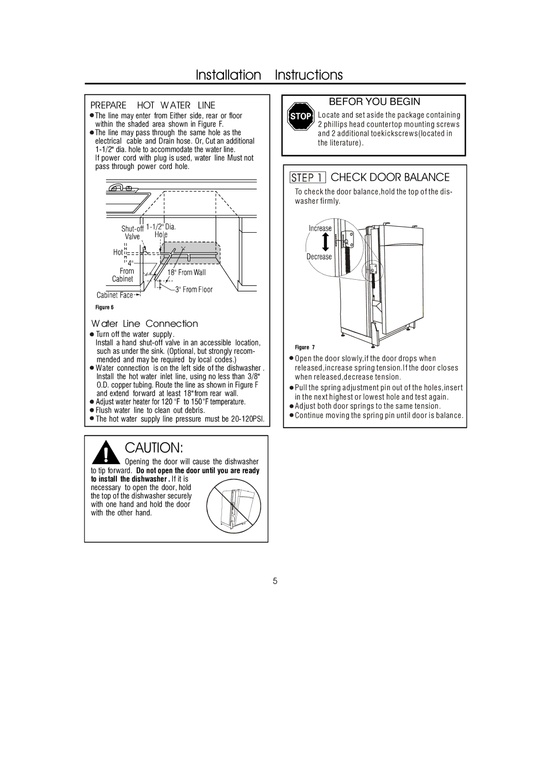 GE 206C1559P148 installation instructions Prepare HOT W Ater Line, Befor YOU Begin, Turn off the water supply 