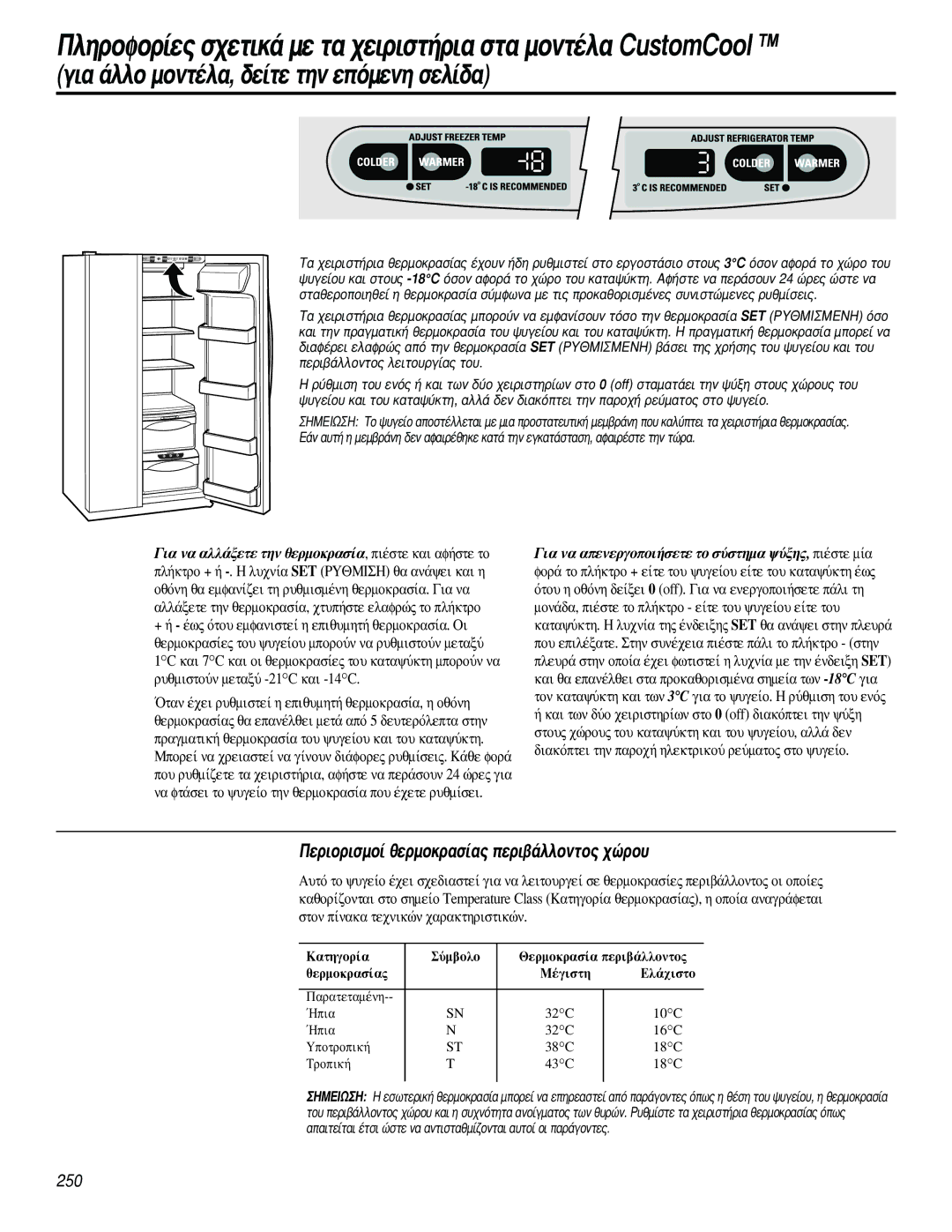 GE 21, 23, 25, 27, 29 installation instructions ¶ÂÚÈÔÚÈÛÌÔ› ıÂÚÌÔÎÚ·Û›·˜ ÂÚÈ‚¿ÏÏÔÓÙÔ˜ ¯ÒÚÔ˘, ·Ùëáôú›· ‡Ì‚Ôïô 