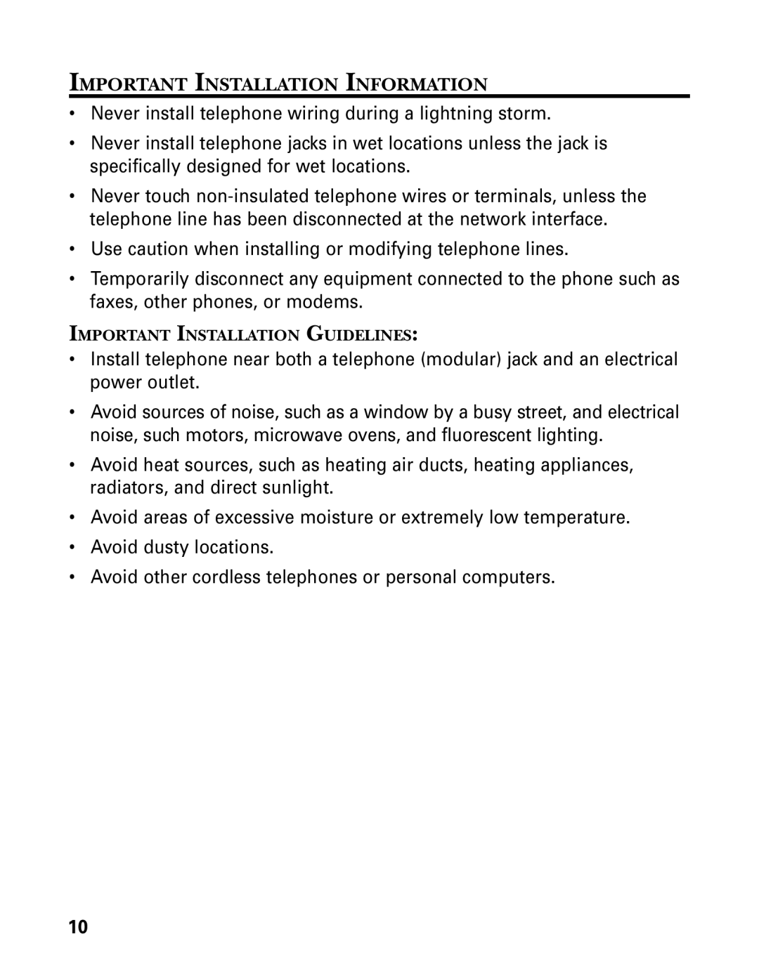 GE 21006 manual Important Installation Information 