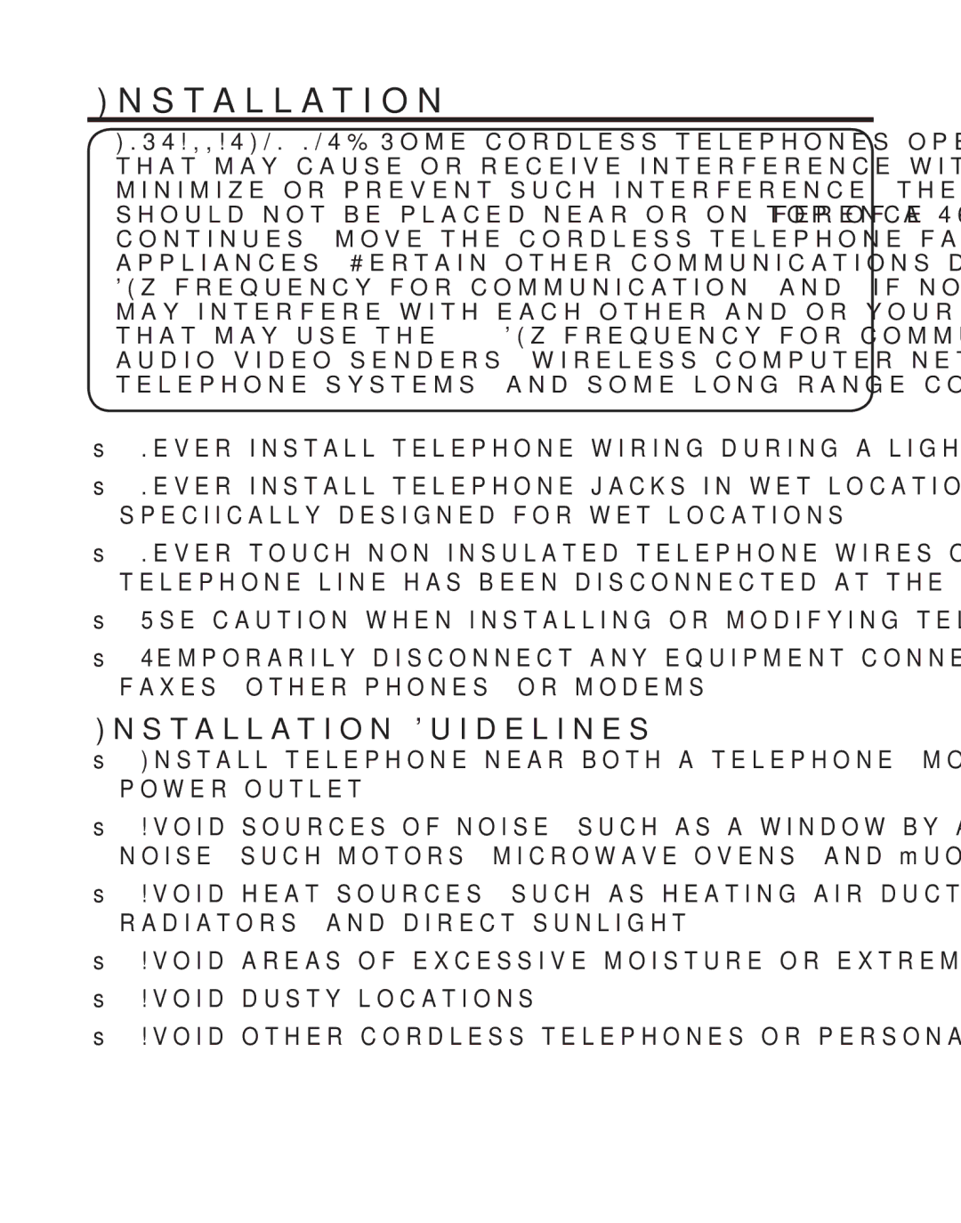 GE 21029 manual Installation Guidelines 