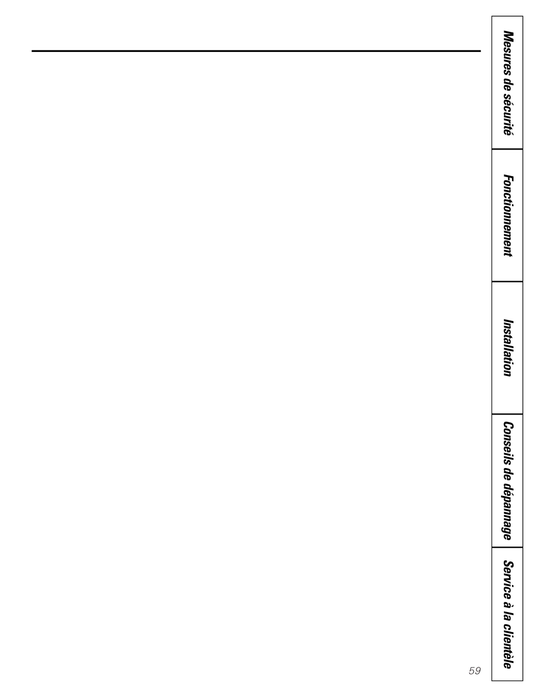 GE 22-27 owner manual Mesures de sécurité Fonctionnement Installation 