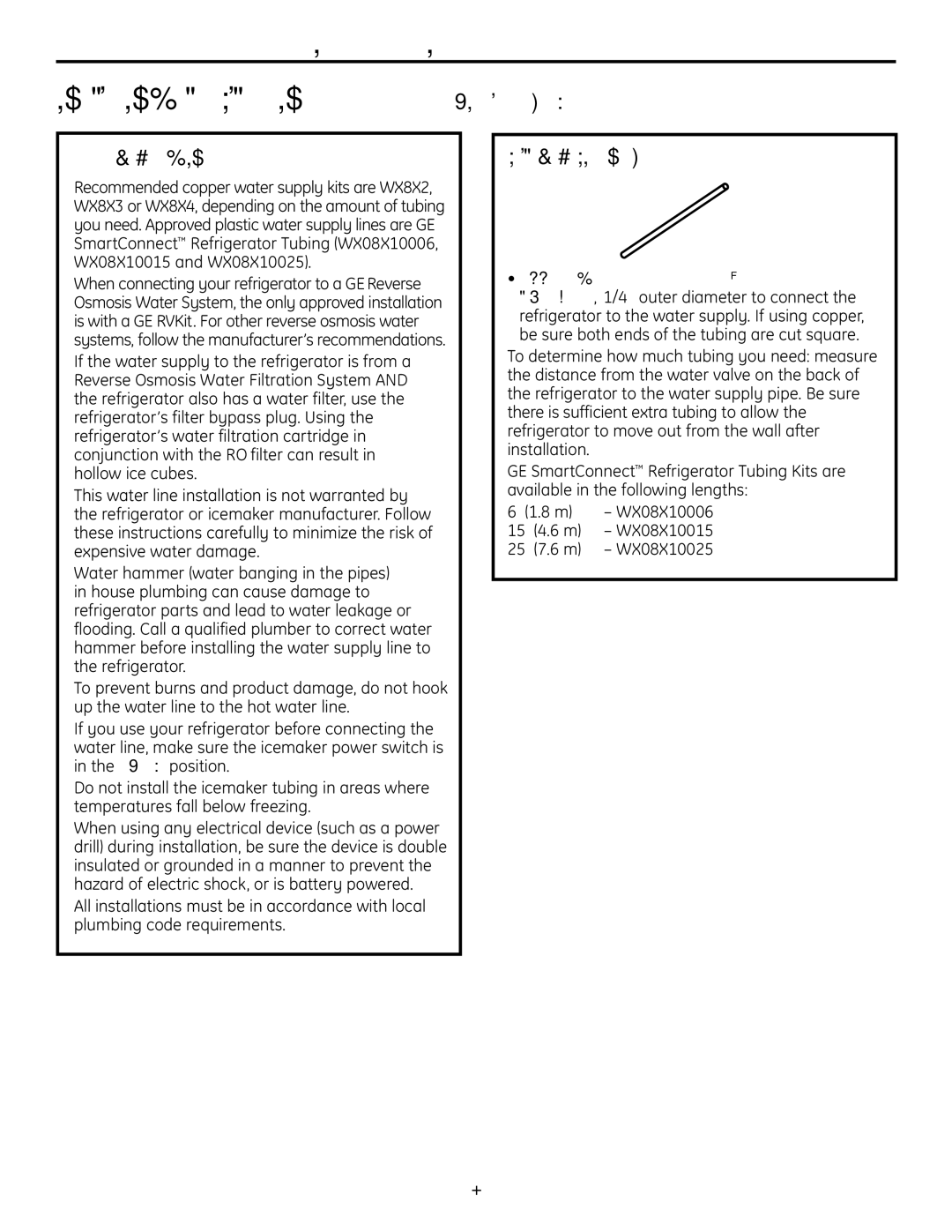 GE 225D1804P001 installation instructions Installing the Water Line Icemaker Models, What YOU will Need 