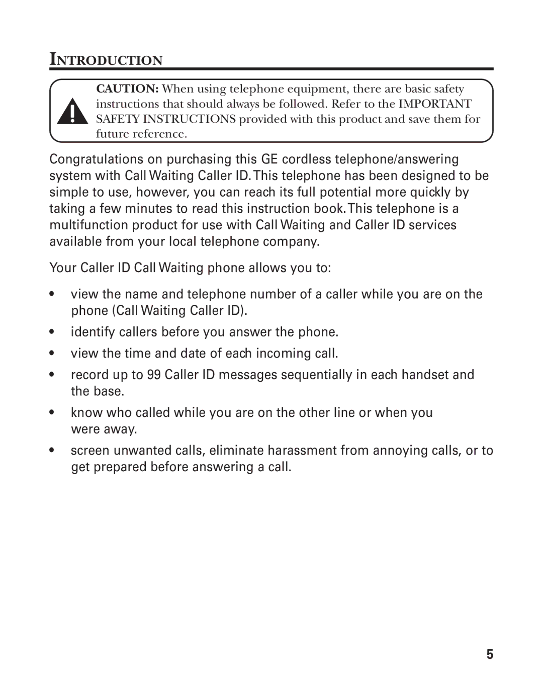 GE 55903980, 25826GC, 25826GE manual Introduction 