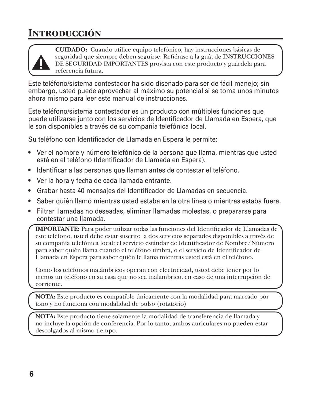 GE 25860 manual Introducción 